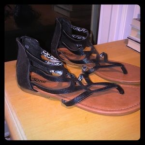 Black sandals